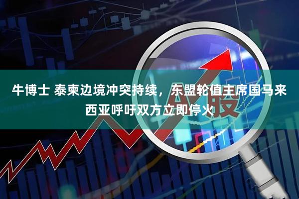 牛博士 泰柬边境冲突持续，东盟轮值主席国马来西亚呼吁双方立即停火
