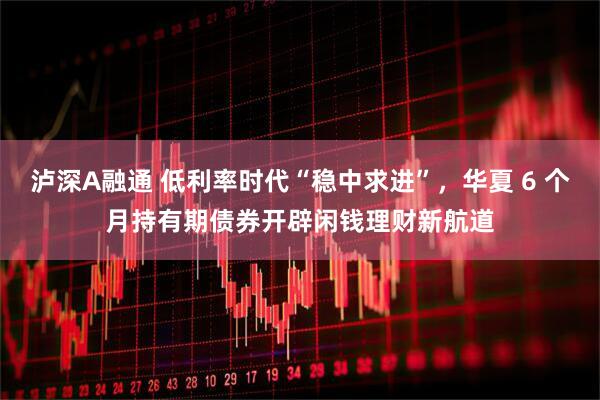泸深A融通 低利率时代“稳中求进”，华夏 6 个月持有期债券开辟闲钱理财新航道
